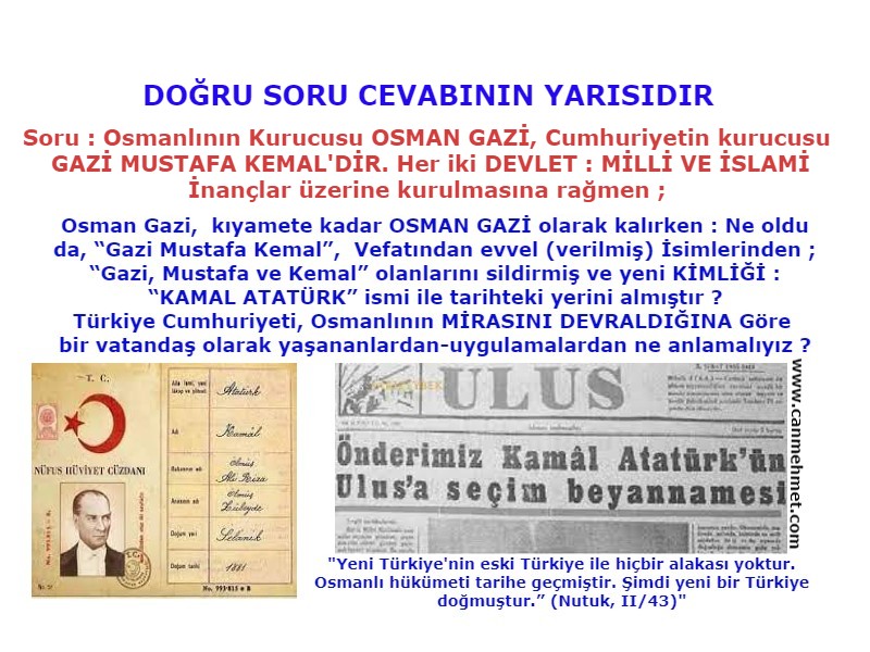 Osman ve mustafa kemal gazi