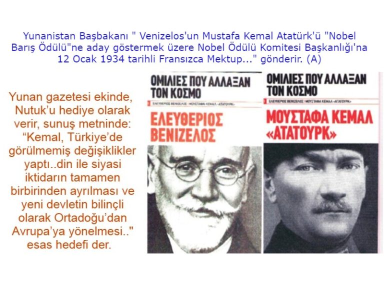 NUtuk mustafa kemal Nobel