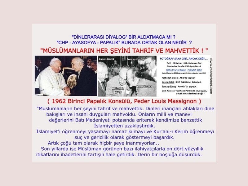 dinlerarası diyalog - gülen 2