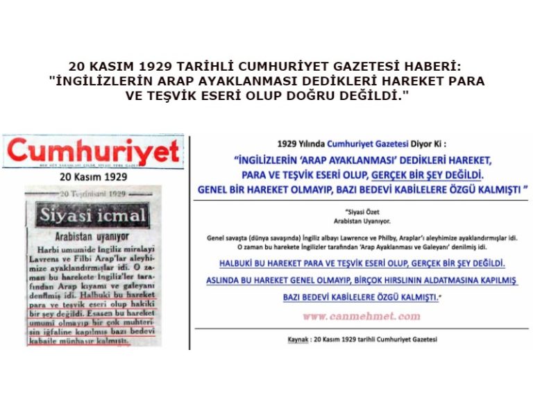 Arap düşmanlığı yalanı