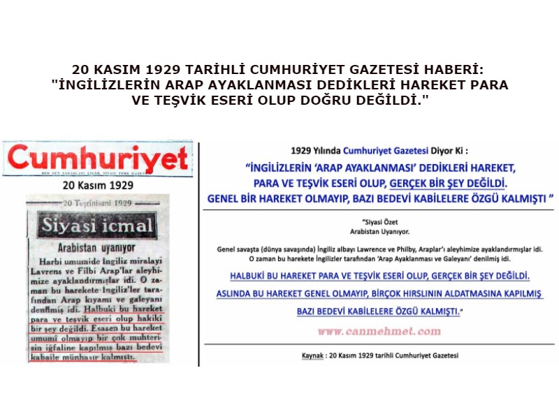 Arap düşmanlığı yalanı