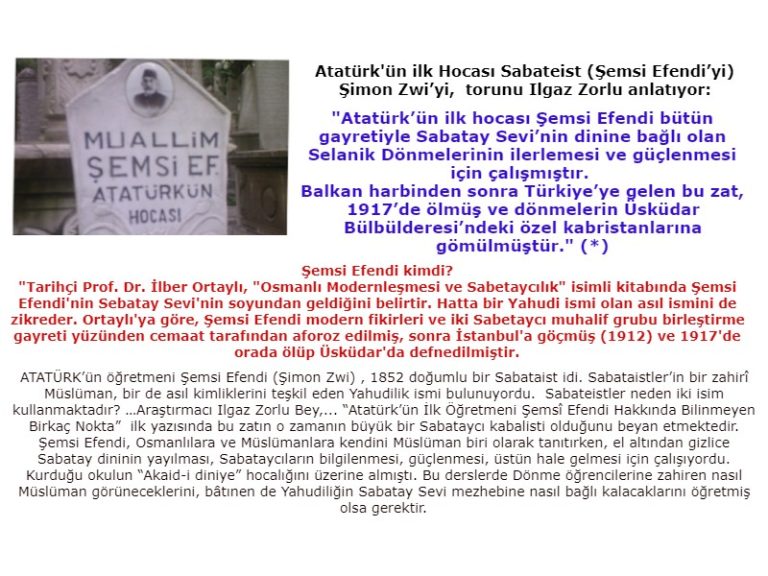 Atatürkün öğretmeni-şimon zwi - ılgaz zorlu