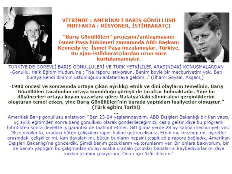 Barış gönüllüleri GERÇEĞİ