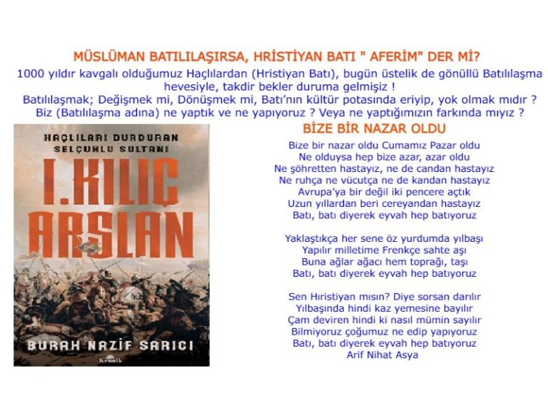 Batılılaşmak-ŞİİR- ARİF NİHAT ASYA