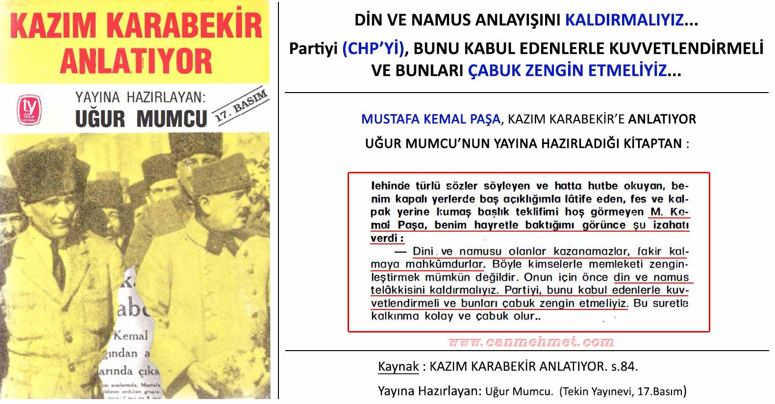 CHP LİLERİ ZENGİN ETMELİYİZ DİN NAMUS YOK