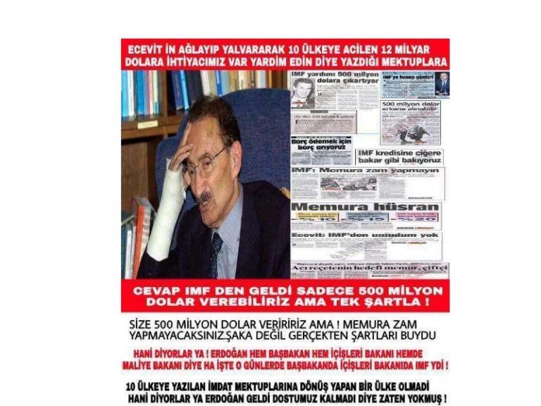 ECEVİT BORÇ IMF SOYGUN