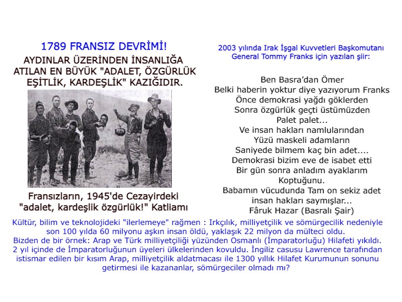 FRANSIZ DEVRİMİ MİKKİYETÇİLİK KATLİAMLARI