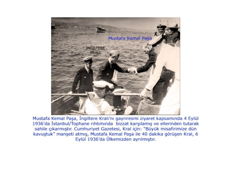 İNGİLİZ KRALI KARAYA Mustafa Kemal çıkması (1)