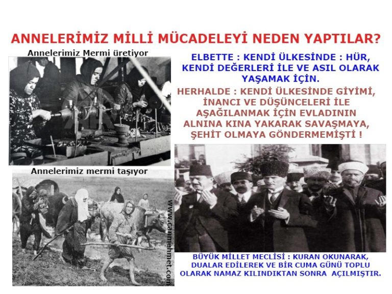 MİLLİ MÜCADELE VE MERMİ TAŞIYAN ANNELER