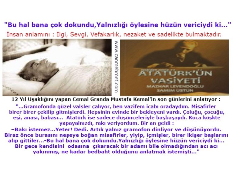 mustafa kemal in son anları