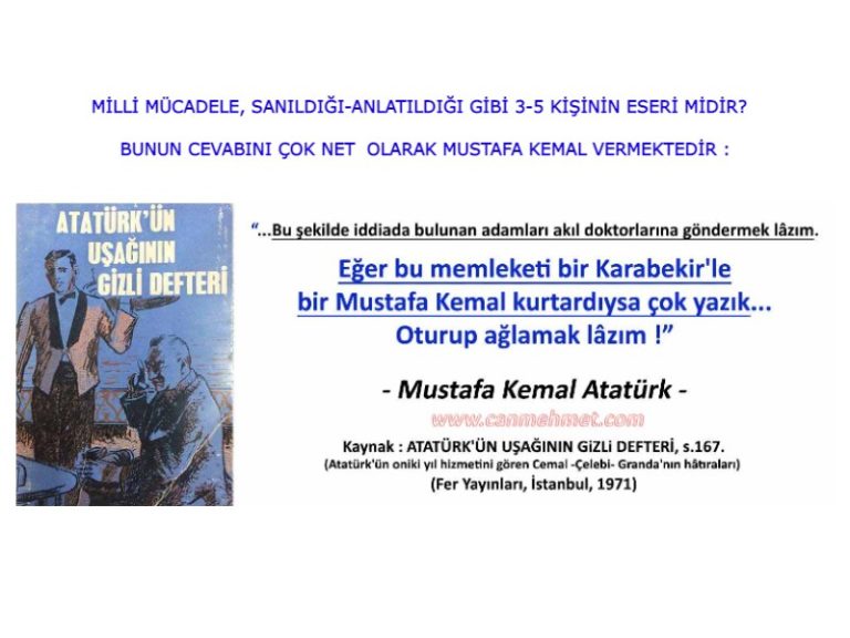 Memleketi Karabekir'le ben kurtardıysak