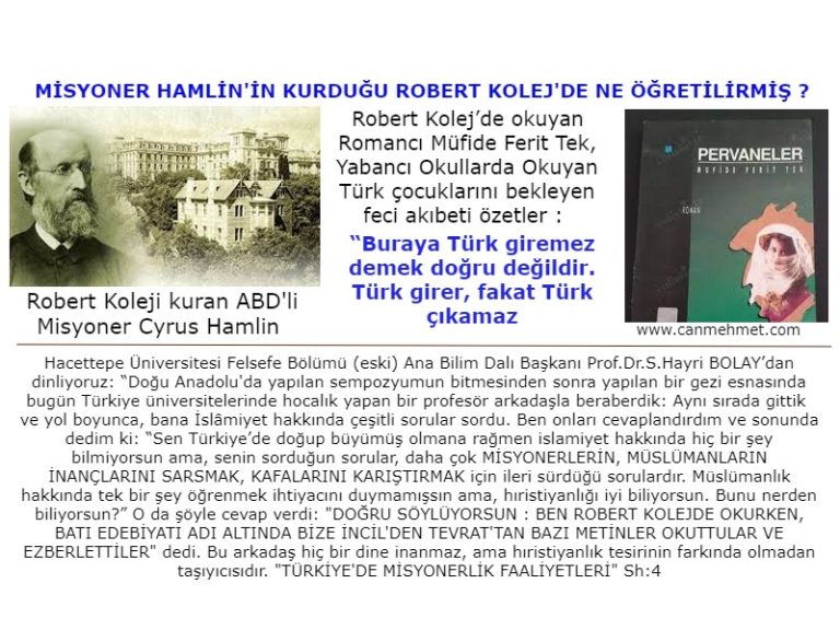 Robert Kolej İNCİL TEVRAT öğretimi