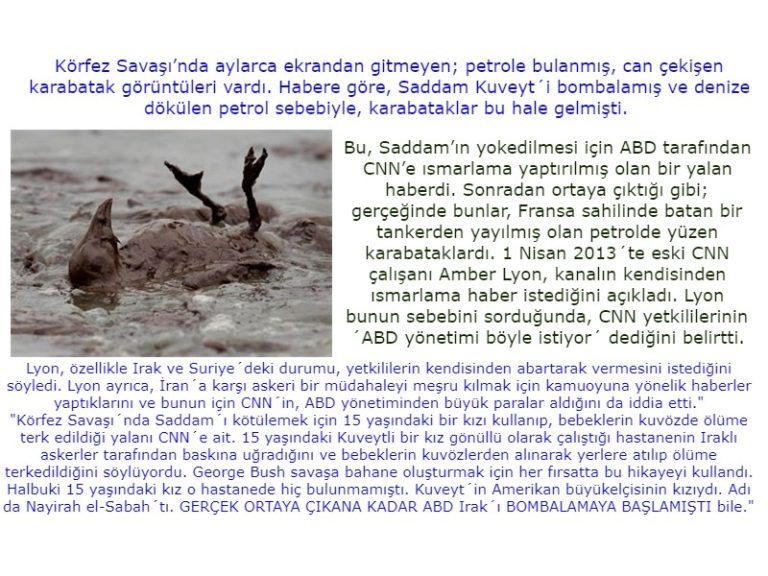 SADDAM VE petrol karabatak YALANI GEZİ CNN YALANI