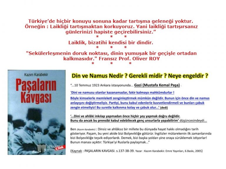 Türkiyede Kemalizm -laiklik din