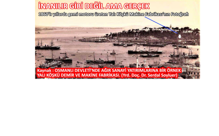 Yalı köşkü Makine Fabrikası