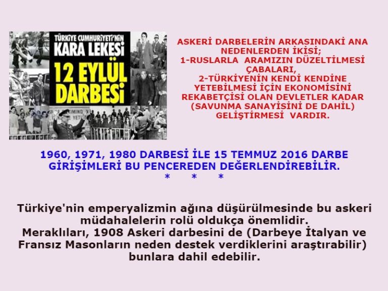 askeri darbeler 1960 2016