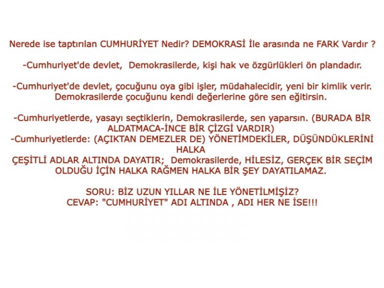 cumhuriyet demokrasi (2)