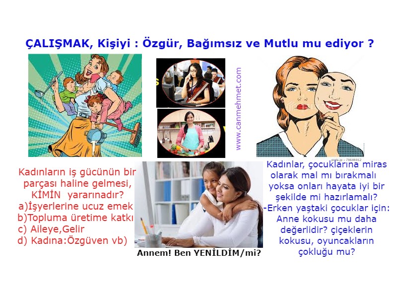 ev ve iş kadın ÇALIŞMAMALI