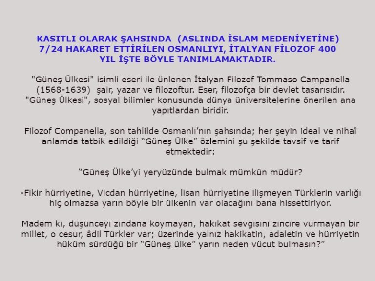 güneş DEVLET OSMANLI HAKARET