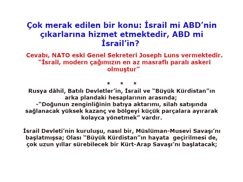 yahudiler-kürtler paralı asker