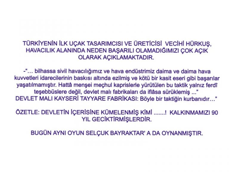 Kayseri Uçak Fabrikasının kapanması (1)