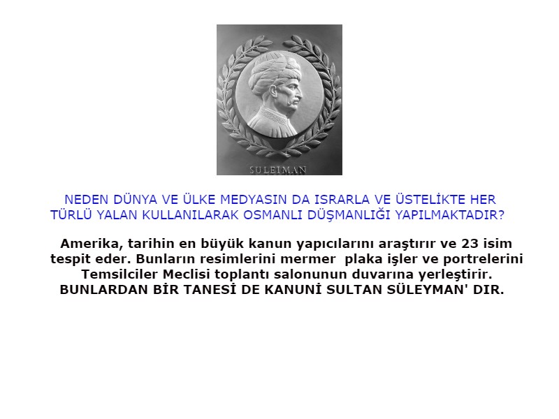 Osmanlı Türk düşmanı mı Kanuni amerika meclisinde
