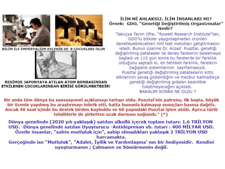 bilim ahlakı bilimin çarpıtılması