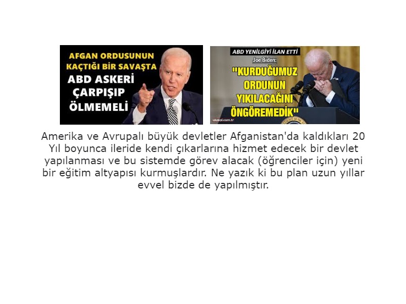Biden afganistan -2- yazı