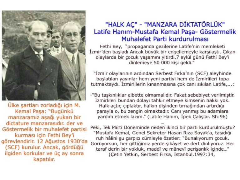 Serbest Fırka-Diktatör-Latife