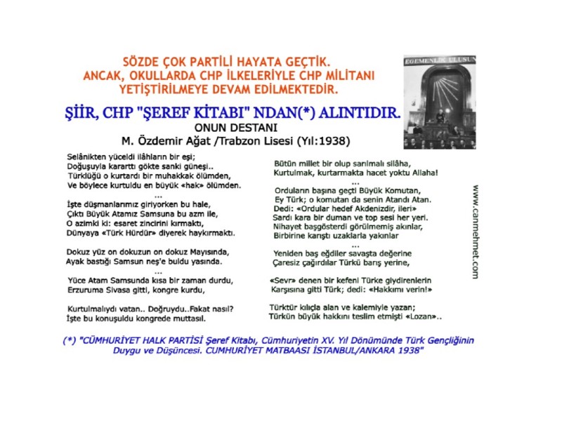 Şeref Kitap CHP Şiirler -1- deneme